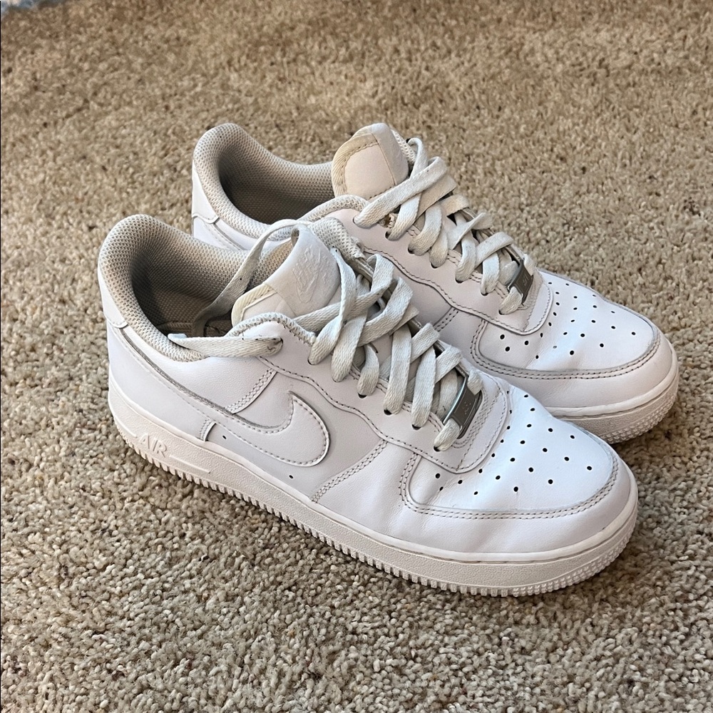 Nike White Low-Top Sneakers